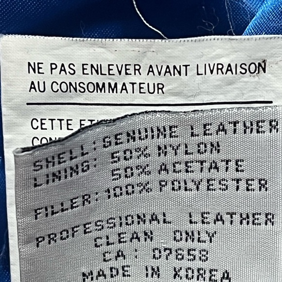 VINTAGE PREOWNED Pro Player Buffalo Bills leather jacket Sz XL NFL FOOTBALL - Picture 4 of 11